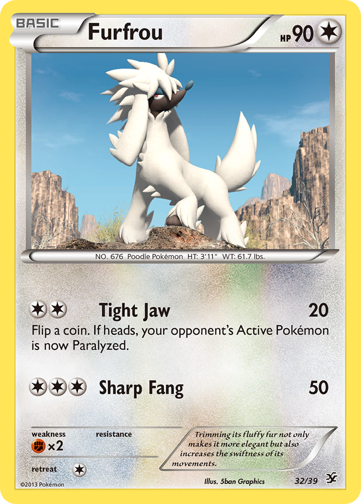 Furfrou (32/39) [XY: Kalos Starter Set] - Destination Retro
