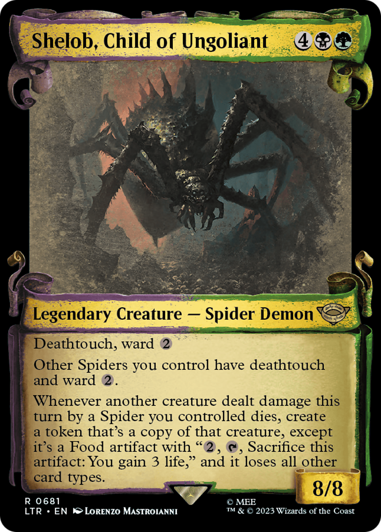 Shelob, Child of Ungoliant [The Lord of the Rings: Tales of Middle-Earth Showcase Scrolls] - Destination Retro