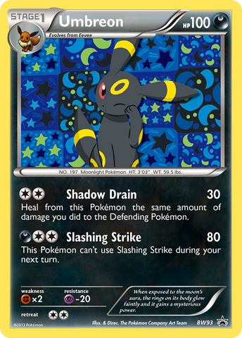 Umbreon (BW93) [Black & White: Black Star Promos] - Destination Retro
