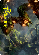 Forest Art Card (Gold-Stamped Signature) [Strixhaven: School of Mages Art Series] - Destination Retro
