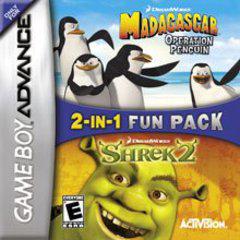 Madagascar Operation Penguin and Shrek 2 - GameBoy Advance - Destination Retro