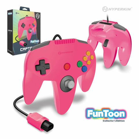 Princess Pink FunToon Nintendo 64 "Captain" Premium Controller [Hyperkin] - Destination Retro
