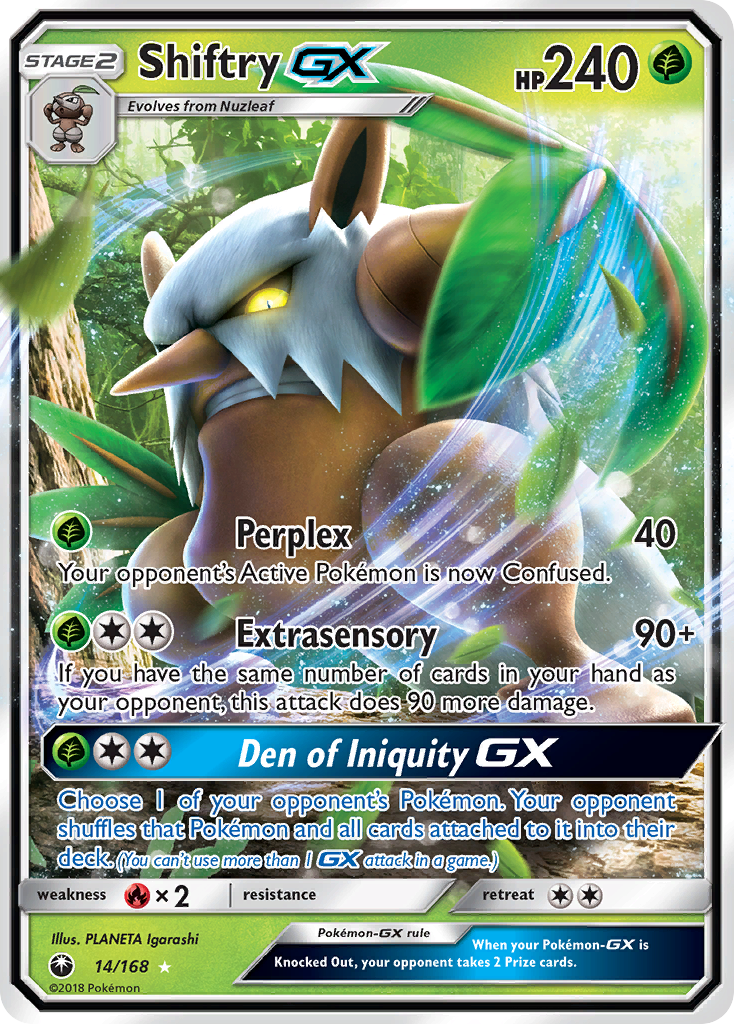 Shiftry GX (14/168) [Sun & Moon: Celestial Storm] - Destination Retro