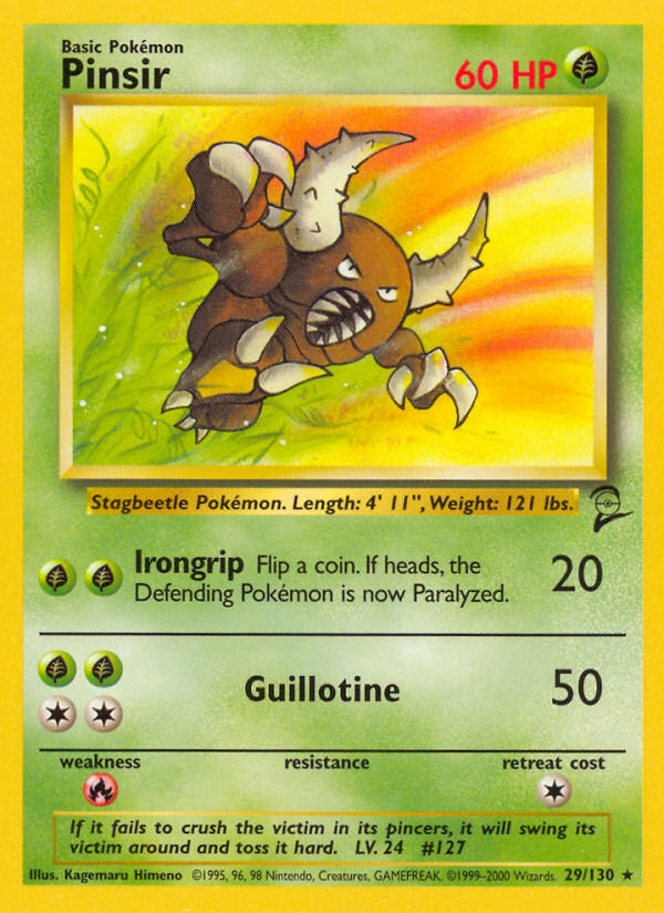 Pinsir (29/130) [Base Set 2] - Destination Retro