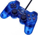 Blue Dual Shock Controller - Playstation 2 - Destination Retro