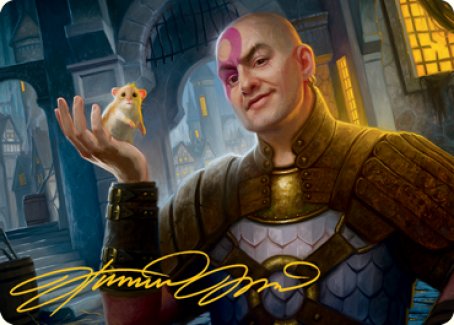 Minsc, Beloved Ranger Art Card (Gold-Stamped Signature) [Dungeons & Dragons: Adventures in the Forgotten Realms Art Series] - Destination Retro