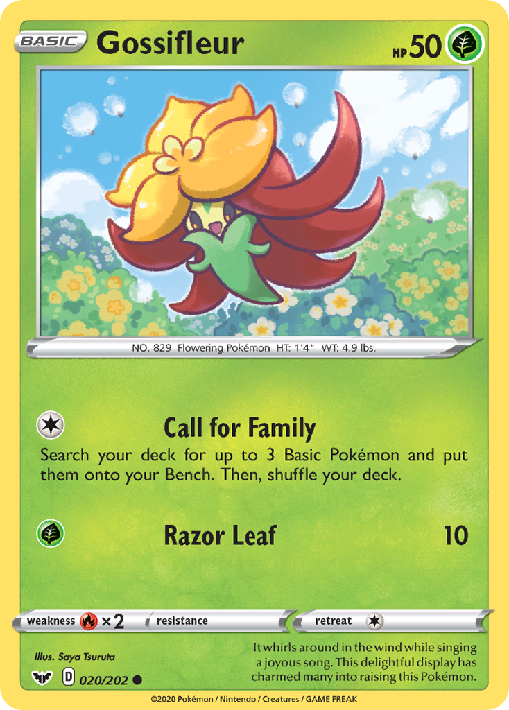 Gossifleur (20/202) [Sword & Shield: Base Set] - Destination Retro