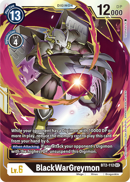BlackWarGreymon [BT2-112] [Release Special Booster Ver.1.5] - Destination Retro