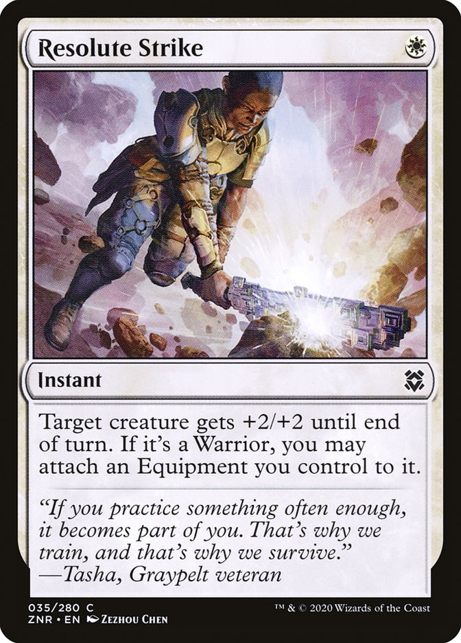 Resolute Strike [Zendikar Rising] - Destination Retro