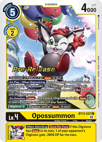 Opossummon [BT12-037] [Across Time Pre-Release Cards] - Destination Retro