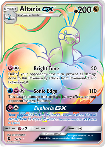 Altaria GX (72/70) [Sun & Moon: Dragon Majesty] - Destination Retro