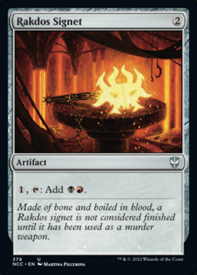 Rakdos Signet [Streets of New Capenna Commander] - Destination Retro