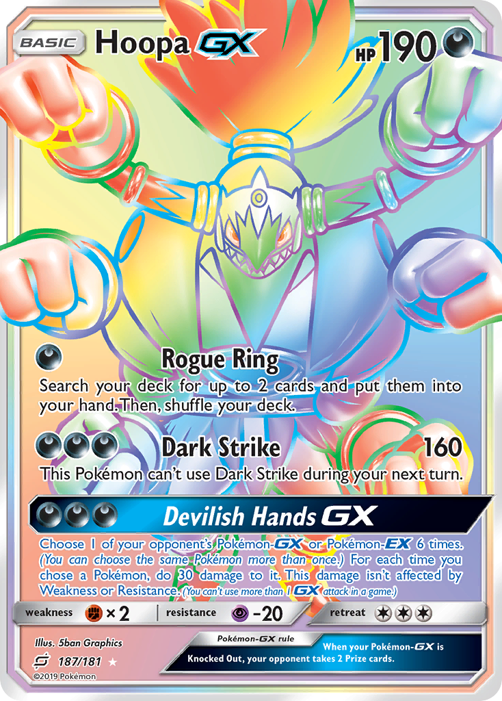 Hoopa GX (187/181) [Sun & Moon: Team Up] - Destination Retro
