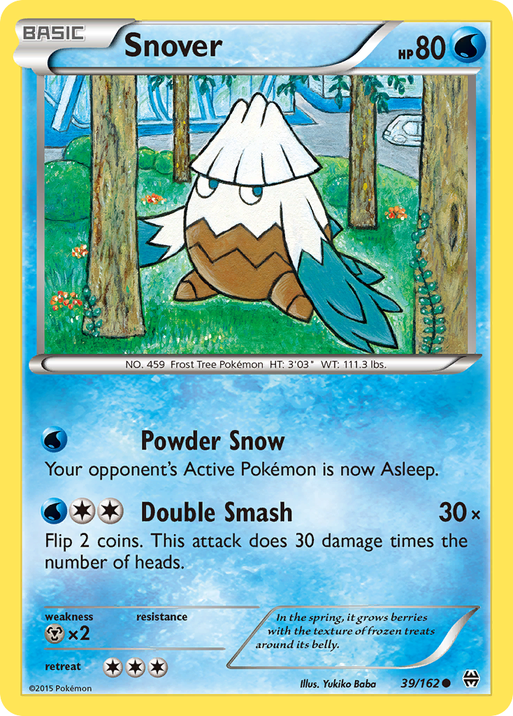 Snover (39/162) [XY: BREAKthrough] - Destination Retro