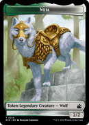 Elf Knight // Voja Double-Sided Token [Ravnica Remastered Tokens] - Destination Retro