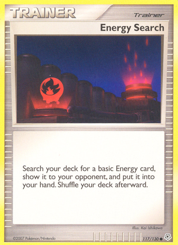 Energy Search (117/130) [Diamond & Pearl: Base Set] - Destination Retro
