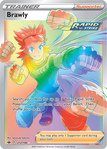 Brawly (212/198) [Sword & Shield: Chilling Reign] - Destination Retro