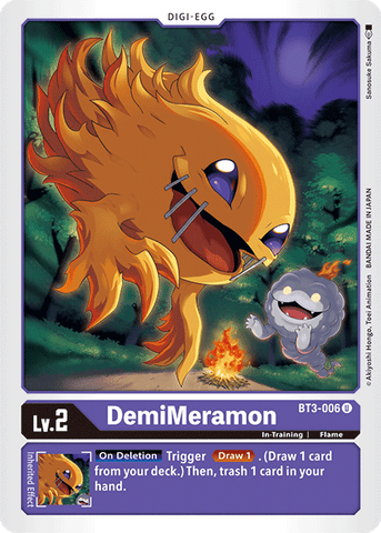 DemiMeramon [BT3-006] [Release Special Booster Ver.1.5] - Destination Retro