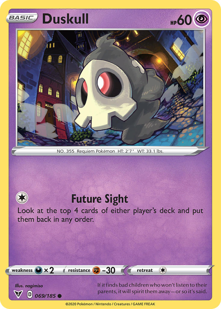 Duskull (69) [Sword & Shield: Vivid Voltage] - Destination Retro