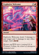 Explosive Welcome [Strixhaven: School of Mages] - Destination Retro