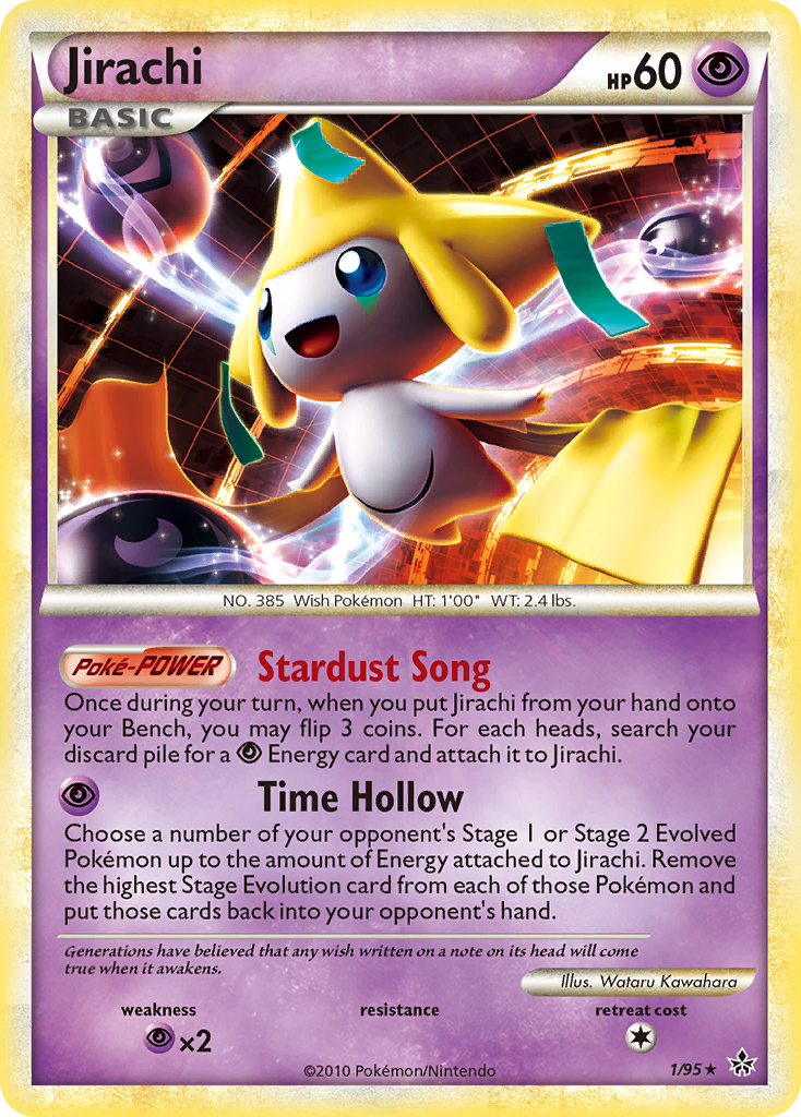 Jirachi (1/95) [HeartGold & SoulSilver: Unleashed] - Destination Retro