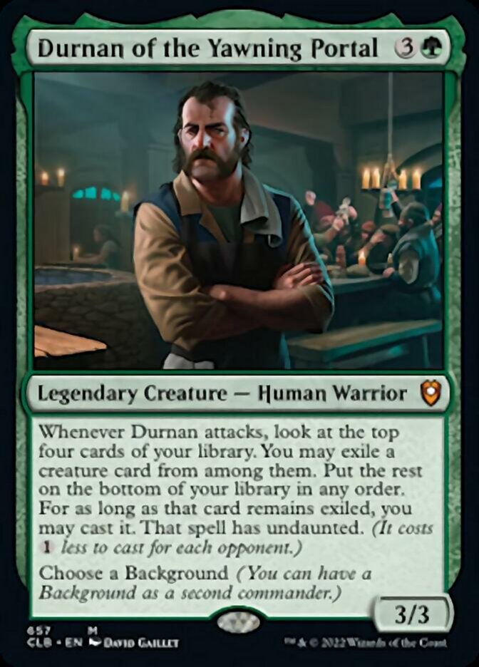 Durnan of the Yawning Portal [Commander Legends: Battle for Baldur's Gate] - Destination Retro