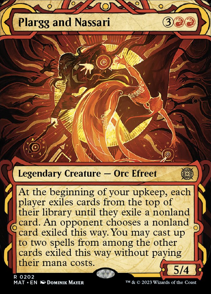 Plargg and Nassari (Showcase Halo Foil) [March of the Machine: The Aftermath] - Destination Retro