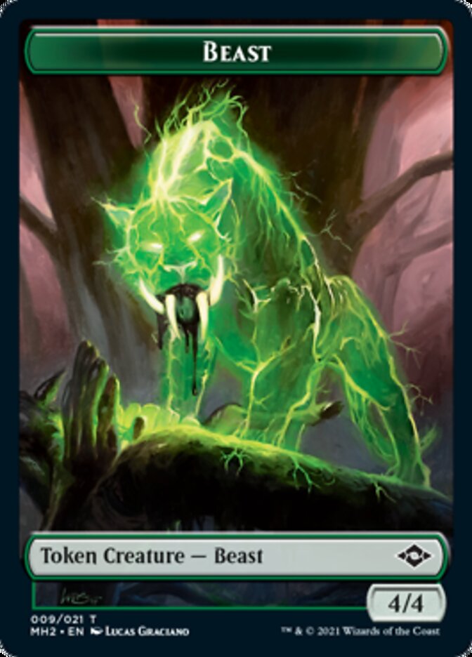 Beast Token [Modern Horizons 2 Tokens] - Destination Retro