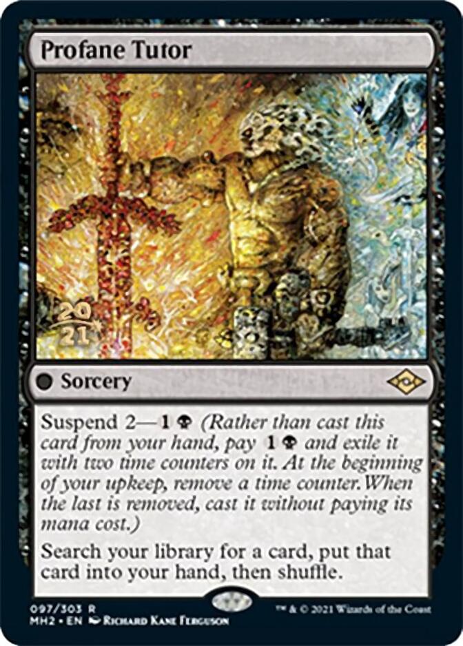 Profane Tutor [Modern Horizons 2 Prerelease Promos] - Destination Retro