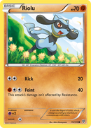 Riolu (76/135) [Black & White: Plasma Storm] - Destination Retro