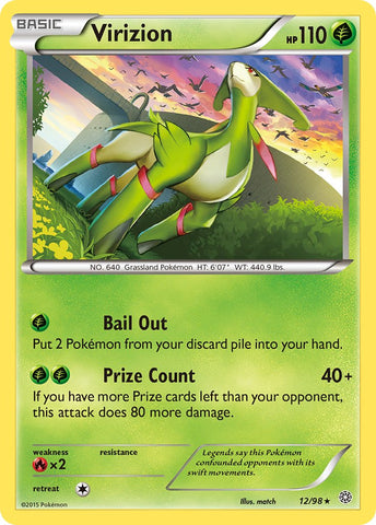 Virizion (12/98) [Theme Deck Exclusives] - Destination Retro