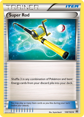 Super Rod (149/162) [XY: BREAKthrough] - Destination Retro