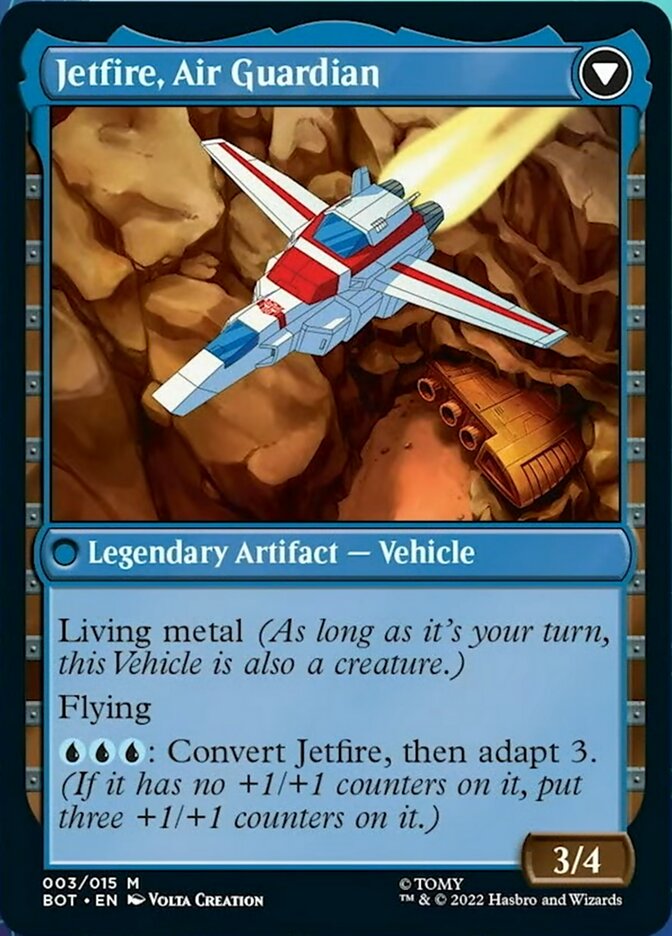 Jetfire, Ingenious Scientist // Jetfire, Air Guardian [Universes Beyond: Transformers] - Destination Retro