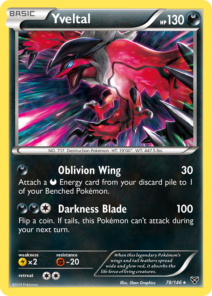 Yveltal (78/146) [XY: Base Set] - Destination Retro