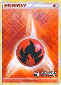 Fire Energy (2010 Play Pokemon Promo) [League & Championship Cards] - Destination Retro