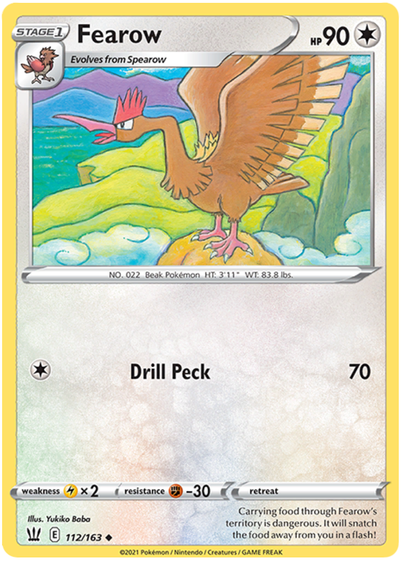 Fearow (112/163) [Sword & Shield: Battle Styles] - Destination Retro