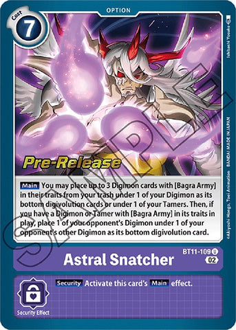 Astral Snatcher [BT11-109] [Dimensional Phase Pre-Release Promos] - Destination Retro