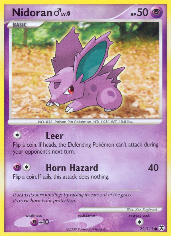 Nidoran (Male) (72/111) [Rising Rivals] - Destination Retro
