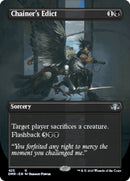 Chainer's Edict (Borderless Alternate Art) [Dominaria Remastered] - Destination Retro