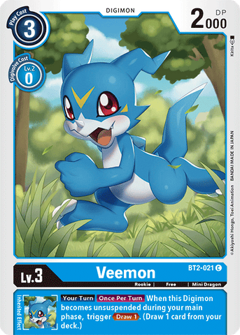 Veemon [BT2-021] [Release Special Booster Ver.1.5] - Destination Retro