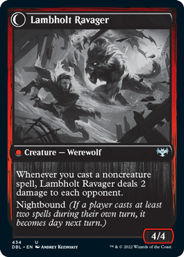 Lambholt Raconteur // Lambholt Ravager [Innistrad: Double Feature] - Destination Retro