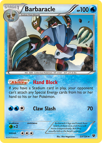 Barbaracle (23/124) [XY: Fates Collide] - Destination Retro