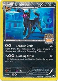 Umbreon (60/108) (Regional Championship Promo Staff) [Black & White: Dark Explorers] - Destination Retro