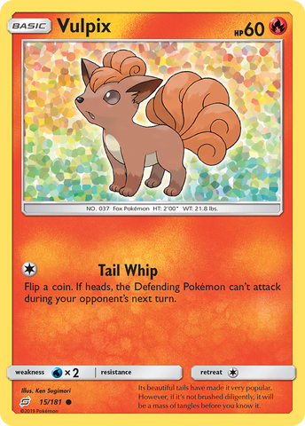 Vulpix (15/181) [Sun & Moon: Team Up] - Destination Retro