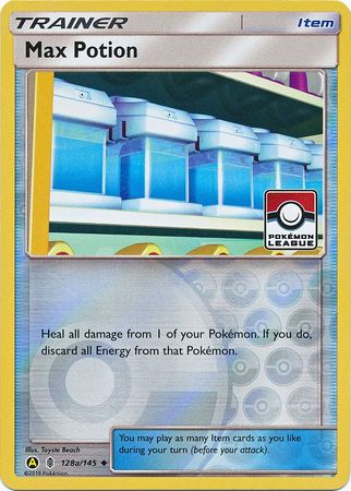 Max Potion (128a/145) (League Promo) [Sun & Moon: Guardians Rising] - Destination Retro