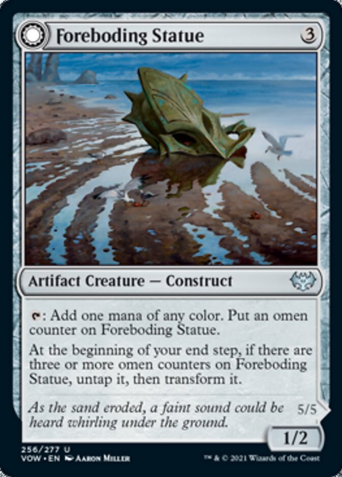 Foreboding Statue // Forsaken Thresher [Innistrad: Crimson Vow] - Destination Retro