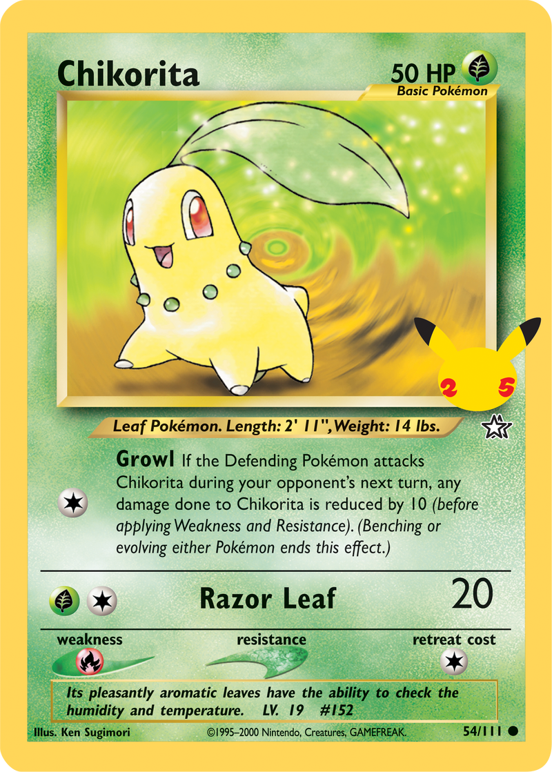 Chikorita [First Partner Pack] - Destination Retro