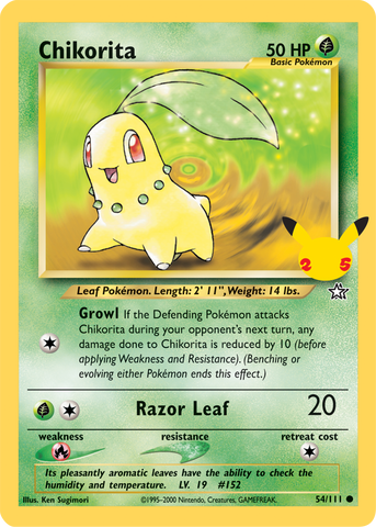 Chikorita [First Partner Pack] - Destination Retro