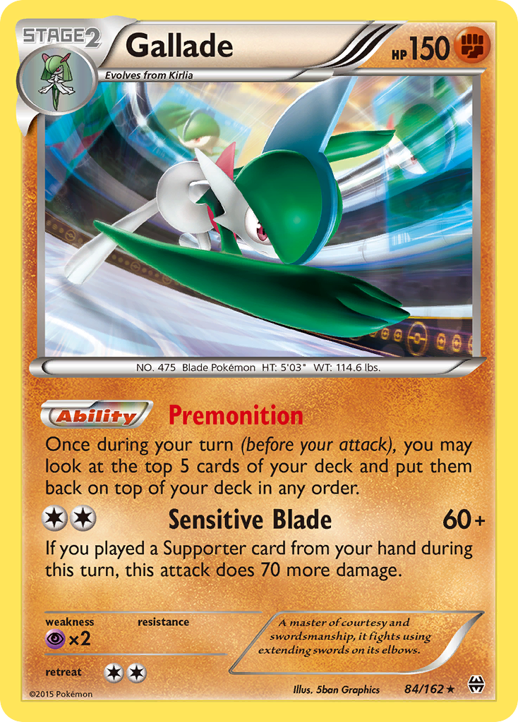 Gallade (84/162) [XY: BREAKthrough] - Destination Retro