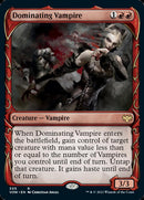 Dominating Vampire (Showcase Fang Frame) [Innistrad: Crimson Vow] - Destination Retro
